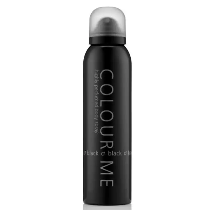 Milton Lloyd Colour Me Black Perfumed Body Spray Eau de Parfum 150ml